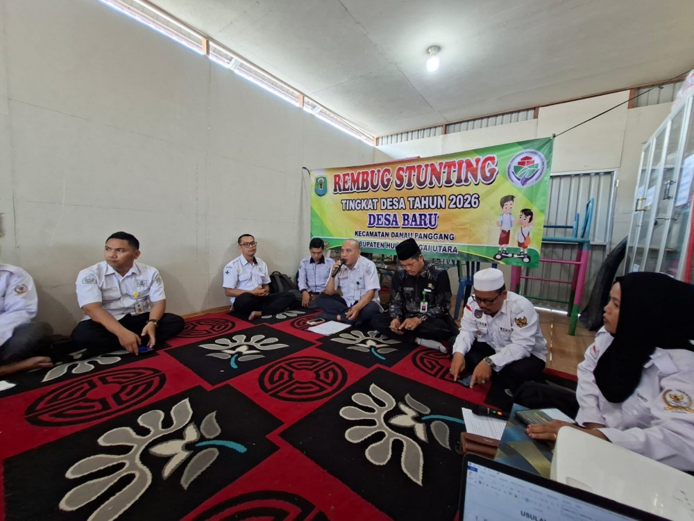 Pemerintah Desa Baru Laksanakan Rembug Stunting sebagai Komitmen Percepatan Penurunan Stunting